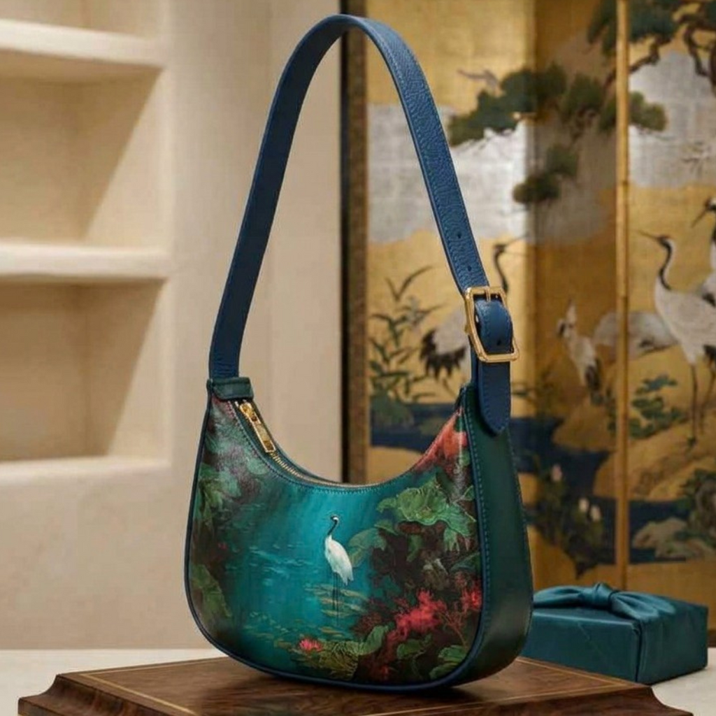 blue hobo Bag