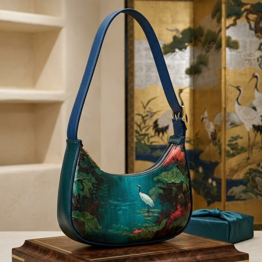 blue hobo Bag