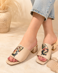 butterfly block heel