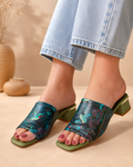 Green Block Heel