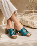 Green Block Heel