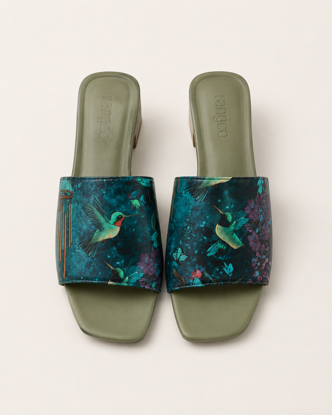 Green Block Heel
